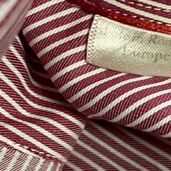 Eton Contemporary Men's Striped Red Shirt Size 43/17 - Picture 6 of 10